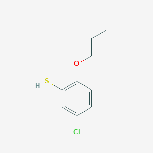 molecular formula C9H11ClOS B1593248 2-Propoxy-5-Chlorothiophenol CAS No. 905807-42-3