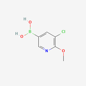 molecular formula C6H7BClNO3 B1593251 3-Chloro-2-methoxypyridine-5-boronic acid CAS No. 942438-89-3