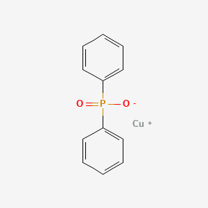molecular formula C12H10CuO2P B1593256 Copper (I) diphenylphosphinate CAS No. 1011257-42-3