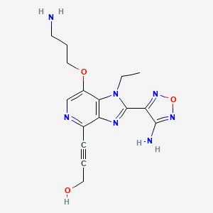 molecular formula C16H19N7O3 B1593258 AKT Kinase Inhibitor CAS No. 842148-40-7