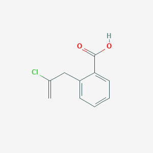 molecular formula C10H9ClO2 B1593260 2-(2-氯-2-丙烯基)苯甲酸 CAS No. 732248-80-5