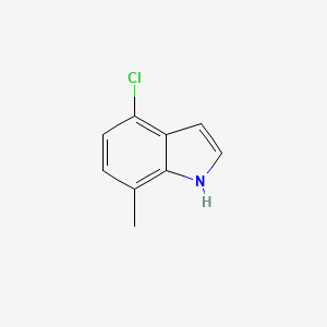 molecular formula C9H8ClN B1593264 4-Chloro-7-methyl-1H-indole CAS No. 61258-70-6