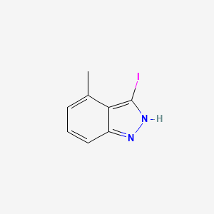 molecular formula C8H7IN2 B1593265 3-Iodo-4-methyl-1H-indazole CAS No. 885522-63-4