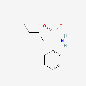 Methyl 2-amino-2-phenylhexanoate