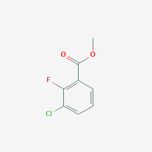 molecular formula C8H6ClFO2 B1593273 Methyl 3-chloro-2-fluorobenzoate CAS No. 773874-05-8