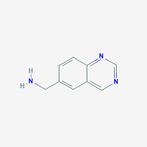 molecular formula C9H9N3 B1593274 6-Quinazolinemethanamine CAS No. 933696-71-0