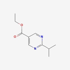 molecular formula C10H14N2O2 B1593277 Ethyl 2-isopropylpyrimidine-5-carboxylate CAS No. 954226-53-0