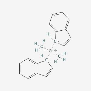 molecular formula C20H20Z B1593280 Bis(indenyl)dimethylzirconium CAS No. 49596-04-5