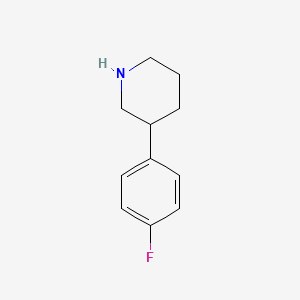molecular formula C11H14FN B1593281 3-(4-Fluorophenyl)piperidine CAS No. 676495-94-6