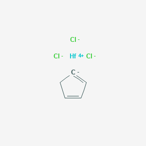 molecular formula C5H5Cl3Hf B1593282 cyclopenta-1,3-diene;hafnium(4+);trichloride CAS No. 61906-04-5