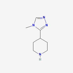 4-(4-methyl-4H-1,2,4-triazol-3-yl)piperidine