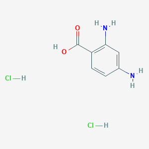 molecular formula C7H10Cl2N2O2 B1593291 2,4-二氨基苯甲酸二盐酸盐 CAS No. 61566-58-3
