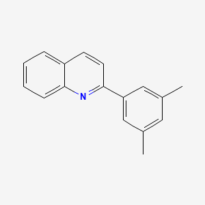 molecular formula C17H15N B1593305 2-(3,5-二甲基苯基)喹啉 CAS No. 1056451-44-5