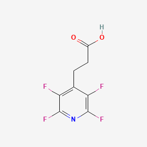 molecular formula C8H5F4NO2 B1593310 2,3,5,6-Tetrafluoropyridine-4-propionic acid CAS No. 916792-08-0