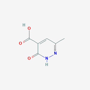 molecular formula C6H6N2O3 B1593315 6-Methyl-3-oxo-2,3-dihydropyridazine-4-carboxylic acid CAS No. 74557-73-6