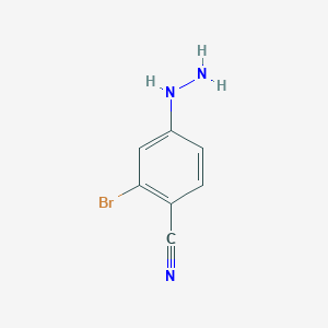 2-Bromo-4-hydrazinylbenzonitrile