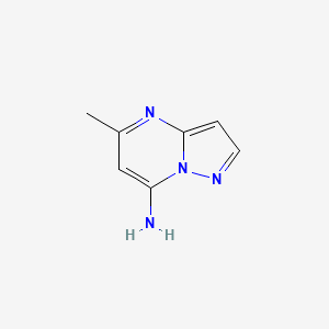 molecular formula C7H8N4 B1593327 5-Methylpyrazolo[1,5-A]pyrimidin-7-amine CAS No. 2369-88-2
