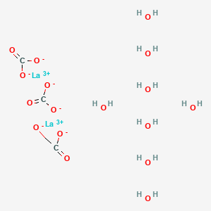 molecular formula C3H16La2O17 B1593329 Lanthanum carbonate octahydrate CAS No. 6487-39-4