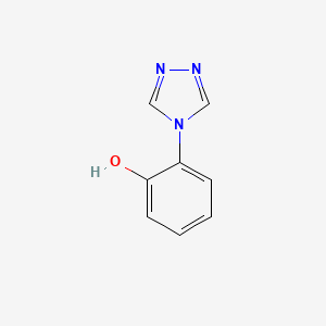 molecular formula C8H7N3O B1593333 2-(4H-1,2,4-triazol-4-yl)phenol CAS No. 889129-51-5