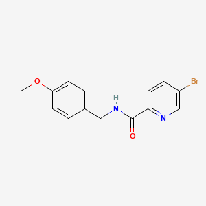 5-Bromo-N-(4-methoxybenzyl)picolinamide