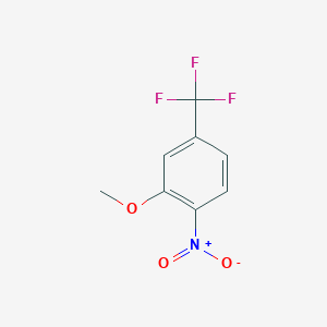 molecular formula C8H6F3NO3 B1593337 2-Methoxy-1-nitro-4-(trifluoromethyl)benzene CAS No. 914636-97-8