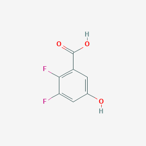 molecular formula C7H4F2O3 B1593340 2,3-Difluoro-5-hydroxybenzoic acid CAS No. 749230-51-1