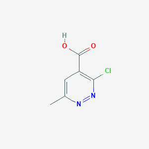 molecular formula C6H5ClN2O2 B1593341 3-Chloro-6-methylpyridazine-4-carboxylic acid CAS No. 914637-40-4