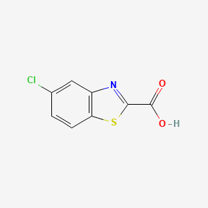 molecular formula C8H4ClNO2S B1593344 5-Chloro-1,3-benzothiazole-2-carboxylic acid CAS No. 3507-53-7