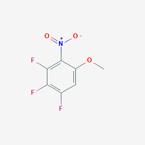 molecular formula C7H4F3NO3 B1593350 1,2,3-Trifluoro-5-methoxy-4-nitrobenzene CAS No. 925890-13-7