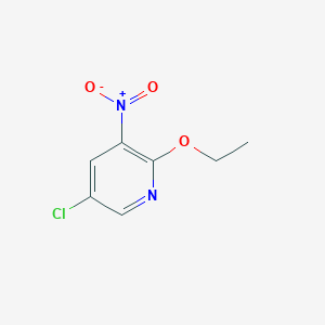 molecular formula C7H7ClN2O3 B1593352 5-Chloro-2-ethoxy-3-nitropyridine CAS No. 886373-32-6