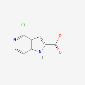 molecular formula C9H7ClN2O2 B1593353 methyl 4-chloro-1H-pyrrolo[3,2-c]pyridine-2-carboxylate CAS No. 688357-19-9