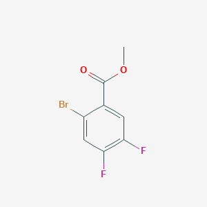 molecular formula C8H5BrF2O2 B1593355 Methyl 2-bromo-4,5-difluorobenzoate CAS No. 878207-28-4