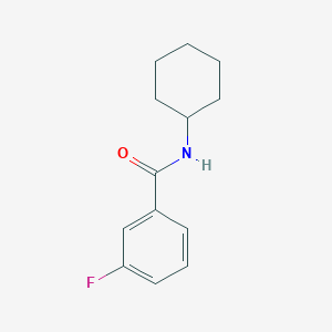 molecular formula C13H16FNO B1593356 N-Cyclohexyl 3-fluorobenzamide CAS No. 2267-94-9