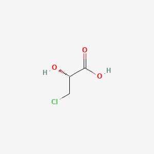molecular formula C3H5ClO3 B1593363 Propanoic acid, 3-chloro-2-hydroxy-, (2R)- CAS No. 61505-41-7