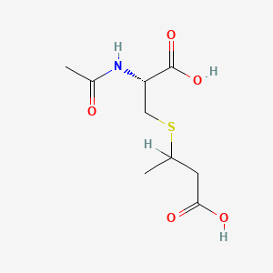 molecular formula C9H15NO5S B1593365 N-Acetyl-S-(3-carboxy-2-propyl)-L-cysteine CAS No. 33164-65-7