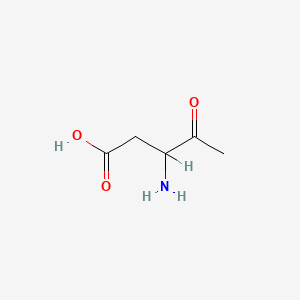 molecular formula C5H9NO3 B1593367 3-amino-4-oxo-pentanoic Acid CAS No. 34138-26-6
