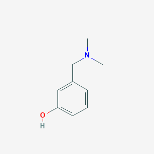 molecular formula C9H13NO B1593381 3-[(二甲氨基)甲基]苯酚 CAS No. 60760-04-5