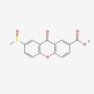 molecular formula C15H10O5S B1593385 Tixanox CAS No. 40691-50-7