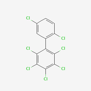 molecular formula C12H3Cl7 B1593387 2,2',3,4,5,5',6-Heptachlorobiphenyl CAS No. 52712-05-7