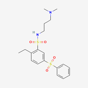 molecular formula C19H26N2O4S2 B1593407 sFRP-1 抑制剂 CAS No. 915754-88-0
