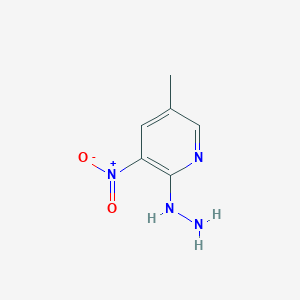 molecular formula C6H8N4O2 B1593411 2-Hydrazinyl-5-methyl-3-nitropyridine CAS No. 21901-25-7