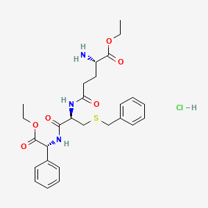 molecular formula C27H36ClN3O6S B1593417 Ezatiostat Hydrochloride CAS No. 286942-97-0