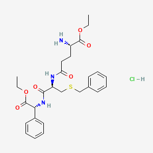 molecular formula C27H36ClN3O6S B1593417 Ezatiostat hydrochloride CAS No. 286942-97-0