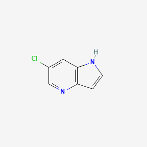 molecular formula C7H5ClN2 B1593424 6-Chloro-1H-pyrrolo[3,2-b]pyridine CAS No. 1021339-19-4