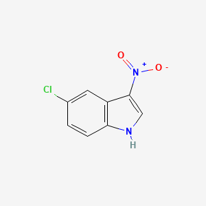 molecular formula C8H5ClN2O2 B1593430 5-氯-3-硝基-1H-吲哚 CAS No. 213542-01-9