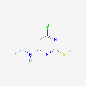 molecular formula C8H12ClN3S B1593433 4-氯-6-异丙基氨基-2-甲基硫代嘧啶 CAS No. 951884-54-1