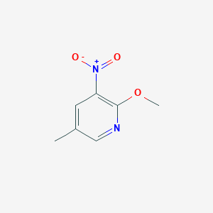 molecular formula C7H8N2O3 B1593435 2-Methoxy-5-methyl-3-nitropyridine CAS No. 33252-62-9