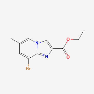 molecular formula C11H11BrN2O2 B1593442 Ethyl 8-bromo-6-methylimidazo[1,2-a]pyridine-2-carboxylate CAS No. 847446-55-3