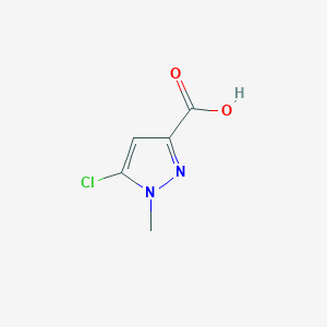 molecular formula C5H5ClN2O2 B1593449 5-氯-1-甲基-1H-吡唑-3-羧酸 CAS No. 1173246-76-8