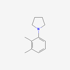 molecular formula C12H17N B1593450 1-(2,3-二甲苯基)吡咯烷 CAS No. 957065-89-3